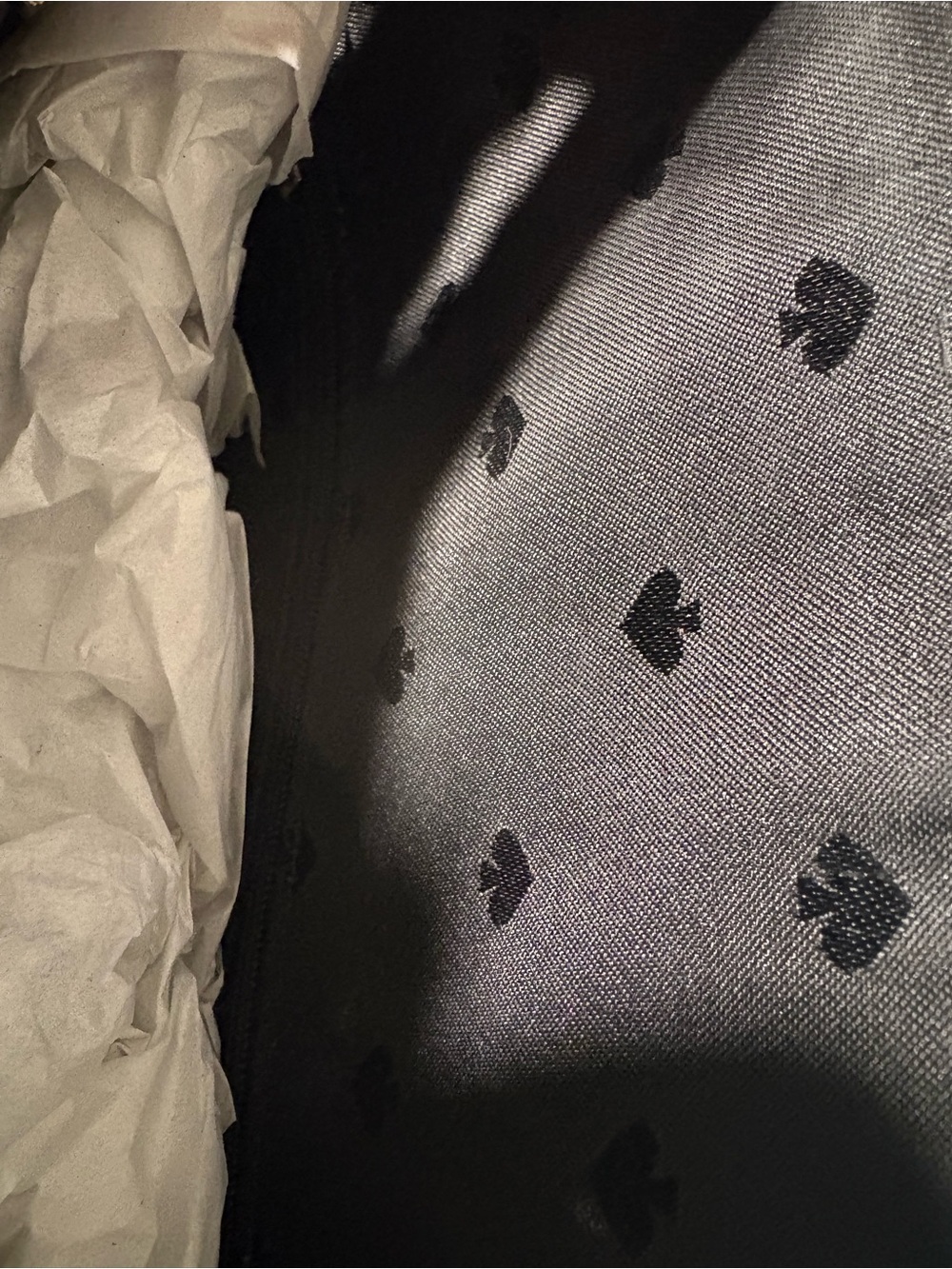kate spade Black Safiano Leather Backpack with Gold Logo - Picture 4 of 5